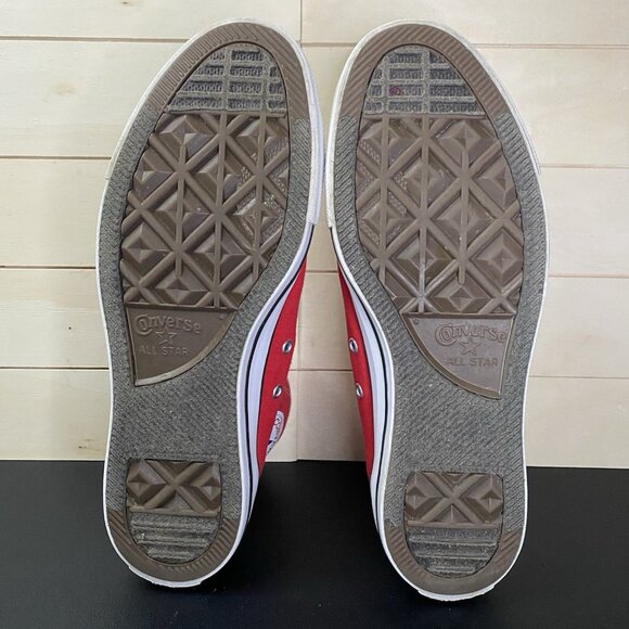 Converse Chuck Taylor Hi Tops Red White Women's Size 10 Shoes Sneakers CTAS - Picture 9 of 11